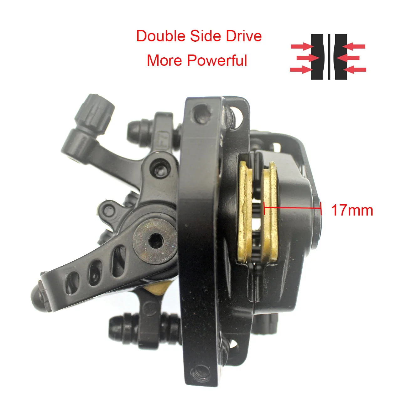 Mountain Bicycle Disc Brake Bicycle Disc Brake Mountain Bike Disc Brake MTB Road Bike Mechanical Disc Brake F160 R160 Bicycle Brake Caliper Bilateral Aluminum Alloy Double Fiido D2 E-bike