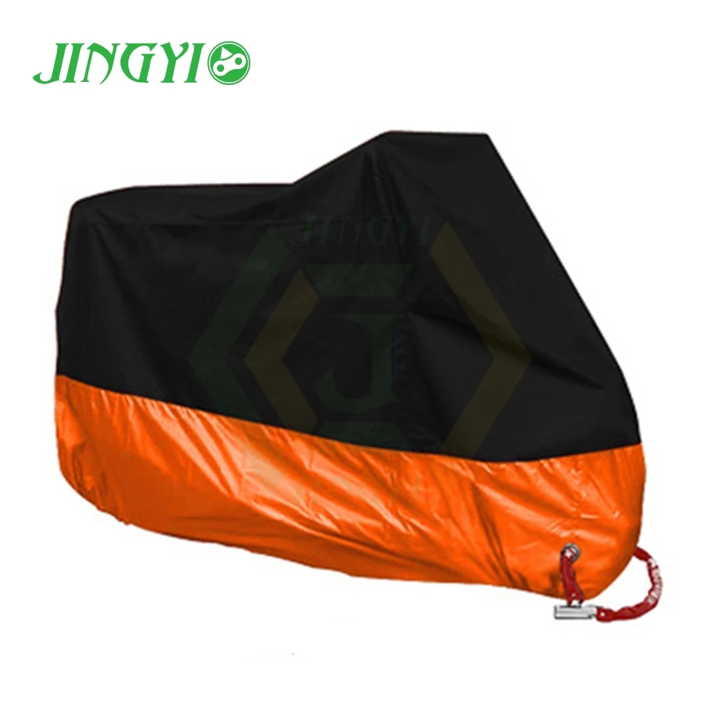 Оранжевый Новая мотоциклетная крышка Водонепроницаемая наружная Защита от УФ-лучей для скутера Hoes Funda Moto плащ велосипедная палатка для мотоциклистов Branda - Цвет: Оранжевый