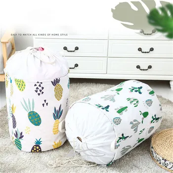 

Waterproof Dirty Clothes Laundry Basket Folding Toy Bra Necktie Socks Storage Barrel Box Bag Bins Sundries Organizer Opbergmand