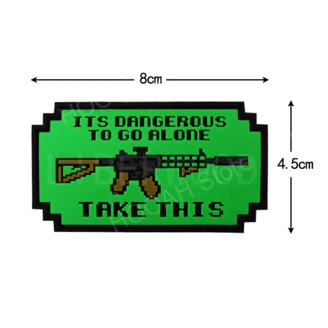 Kalashnikov Classic Tactical Embroidered Patch - I Love AK Design