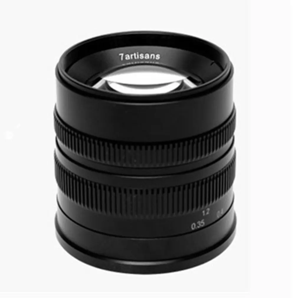 7artisans 55 мм F1.4 Prime объектив с большой диафрагмой Авто Фокус объектив для Sony для Fuji для Canon для M43 DSLR камеры Объектив Аксессуары