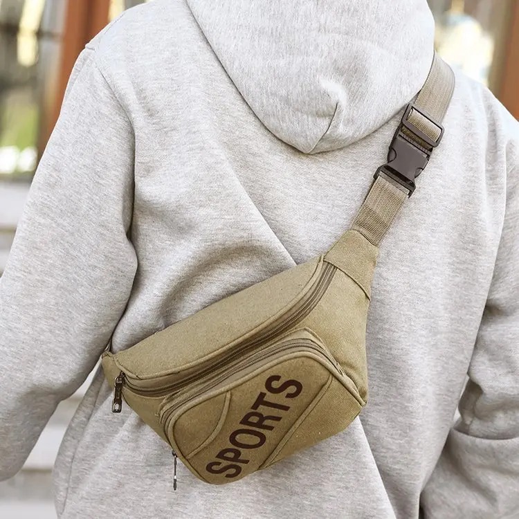 

Wallet Men's Sports Casual Large-Volume Cash Storage Wallet Multi-functional Outdoor Riding Money Business Bag Chest Pack