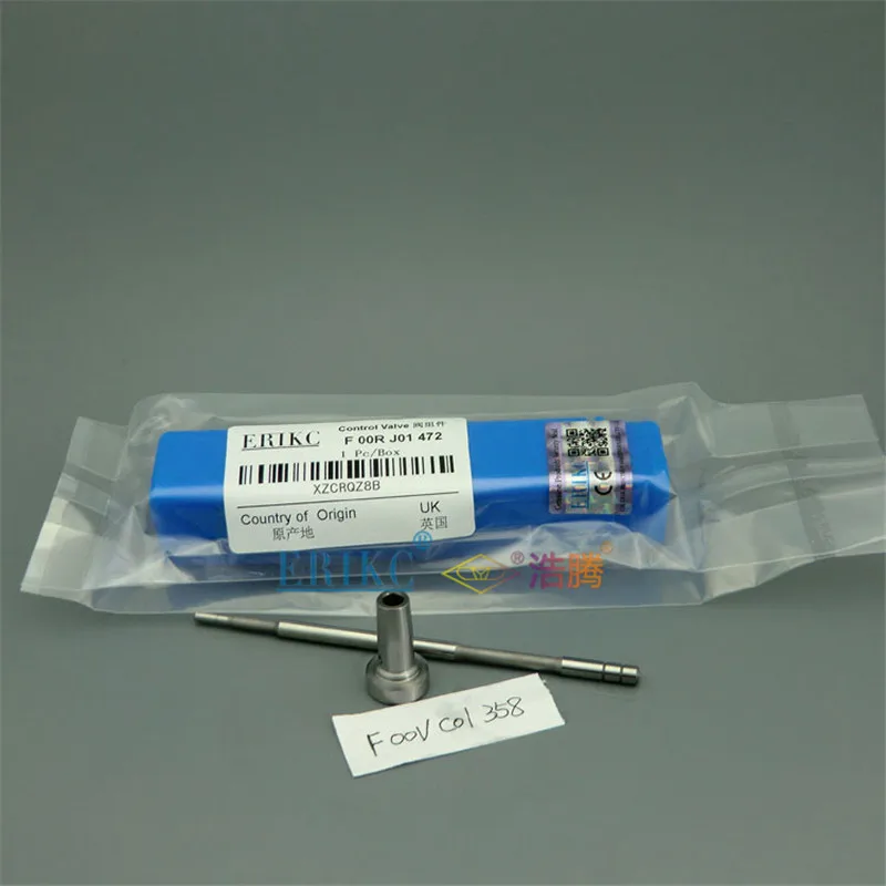 ERIKC F 00V C01 358 комплект клапанов топливного инжектора F00VC01358 регулирующий клапан F00V