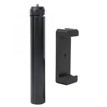 

New Aluminium Alloy Table Tripod Phone Clip Clamp Stable Fixed Smartphone Cold Shoe Bracket for Desktop Live Selfie Photography