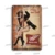 Vintage Beer Poster Metal Plate Tin Sign Retro Sexy Pin Up Girl Metal Plaque Chic Bar Pub Man Cave Wall Decoration Accessories 30