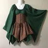 Robe tuniques à lacets pour filles, tenue d'halloween, Costume pour filles, elfe, Archer Ranger, fée, elfe, Cosplay, forêt ► Photo 2/6