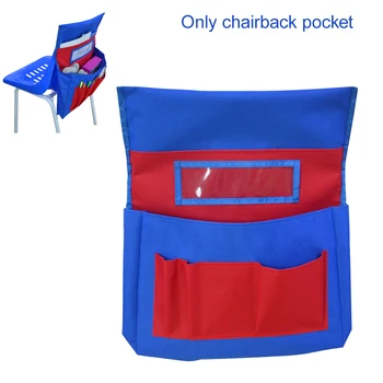 

Stuff Storage Stationery Classroom Seatback Home School Washable Portable Large Capacity Hanging Chairback Pocket For Kids