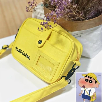

Crayon Shin Chan Satchel Puppy Single Shoulder Bag Japan Anime Girl Cartoon Cute Haversack Across Body Canvas