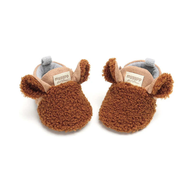 Cute Baby Boy Girl Shoes Baby Moccasins Shoes Bow Soft Soled Non-slip Footwear Crib