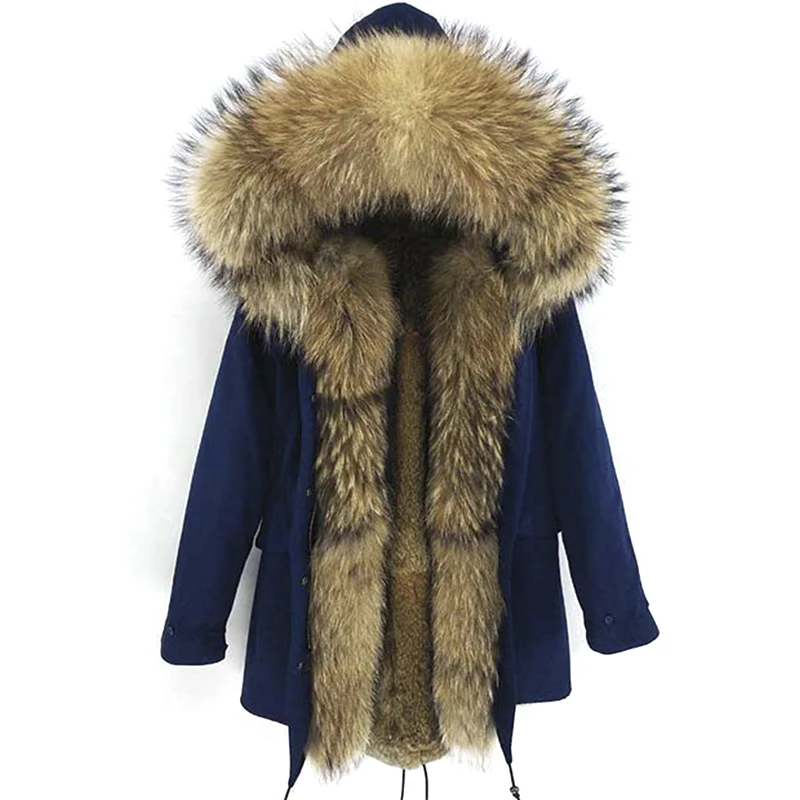 

winter coat men clothing real fox fur jacket 7XL 2020 new thick warm fur parkas man winter rabbit fur liner outerwear streetwear