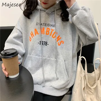 

Hoodies Women Plus Size Harajuku Top Oversized Hoodie Pocket Sweatshirt Casual Womens Clothing Korean Streetwear Clothes Letter