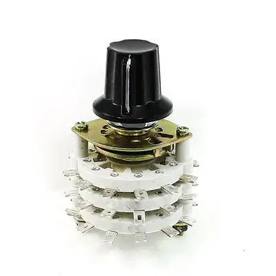 

3P11T 3 Poles 11 Throw Band Channel Rotary Switch Selector