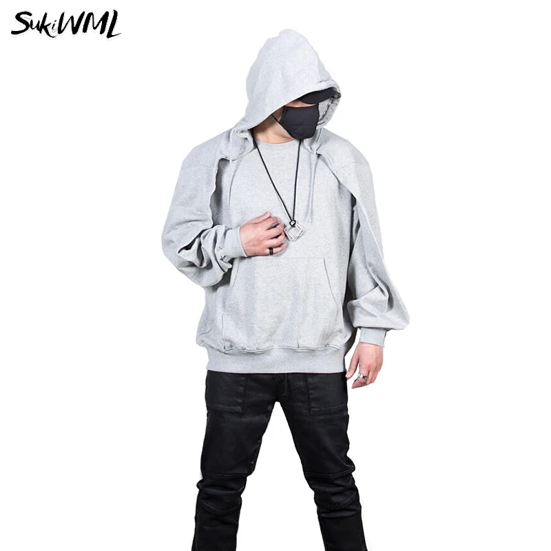 SUKIWML мужские толстовки с капюшоном, коллекция года, модные однотонные пуловеры Sudadera Hombre, толстовки с капюшоном, мужские осенние толстовки с капюшоном Assassins Creed, M-XXL