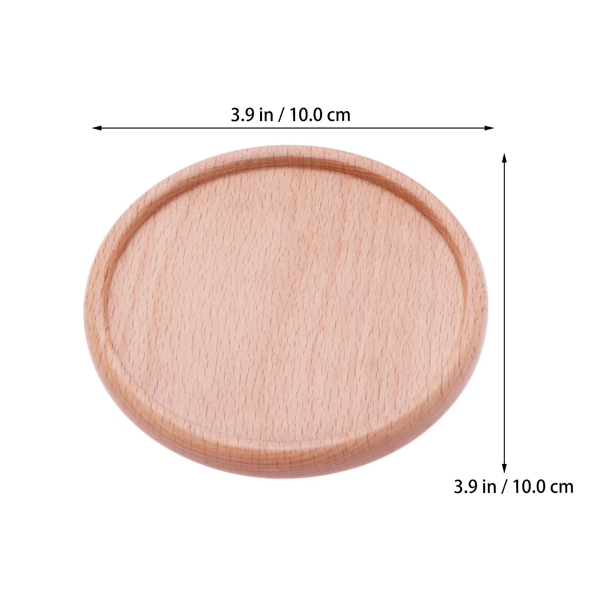 4Pcs Coasters Solid Wood Eco-Friendly Round& Square Coffee Mug Mat Cup Pad Insulation Mat For Bar Home Kitchen Accessories