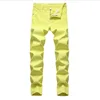 2022 Hot Sale Men Colored Jeans Autumn Fashion Mens Casual Cotton Jeans Slim Straight Male Denim Pants Plus Size 42 6