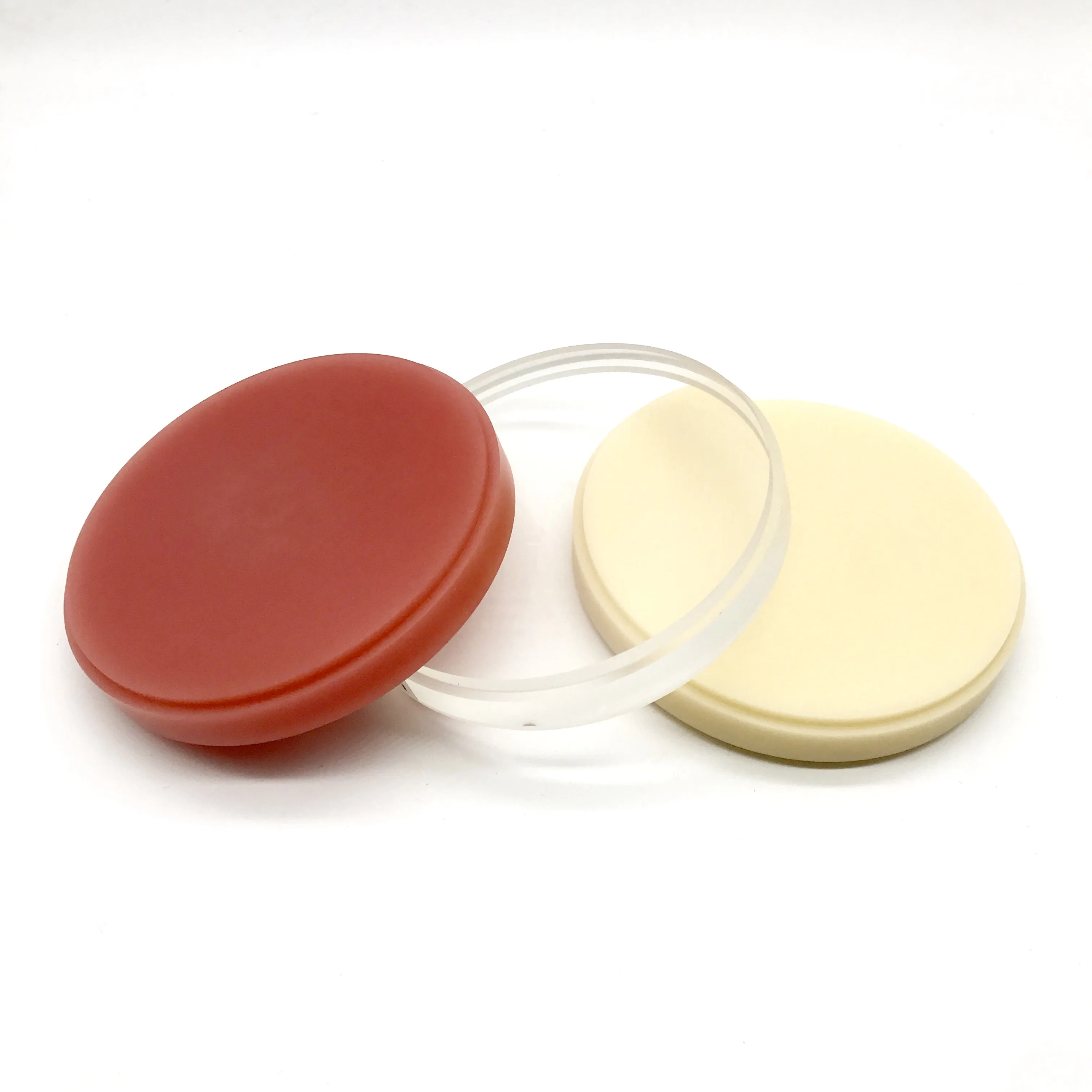 

Acetal/Flexible PMMA Disc Pink/A1/A2/A3/B1/Clear Color Block for Dental Lab CADCAM Milling Material