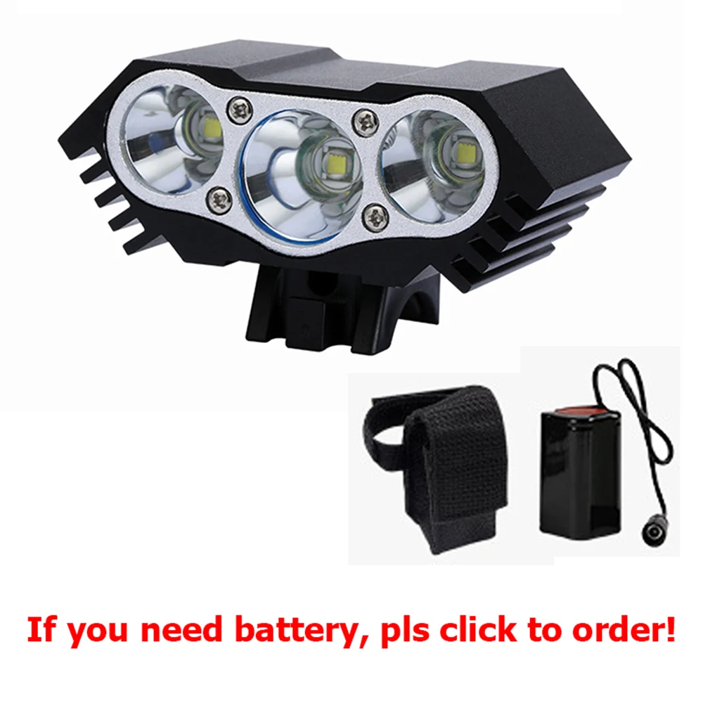 12000 Lumens Bicycle Front Light 3xT6 LED Outdoor MTB Road Bike Headlight Waterproof Safe Cycling Lamp With Battery Pack BC0533 (9)