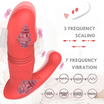 Wireless Remote Control Panties Vibrator Automatic Thrusting Dildo Clitoris Stimulator Sex Toys for Women Couples Adults 18 Shop 2