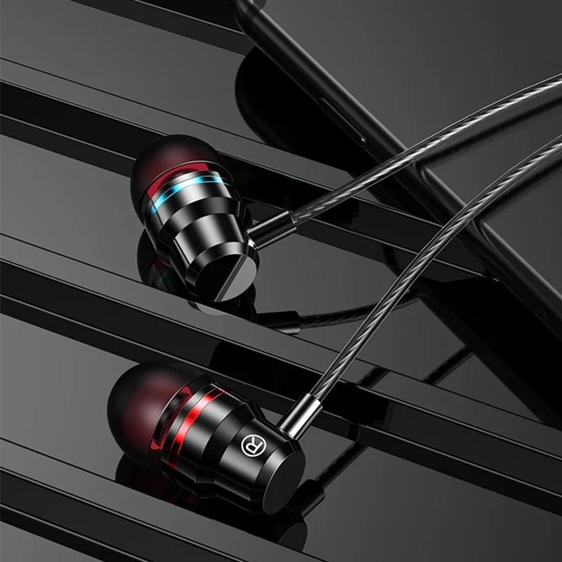 Black earphone