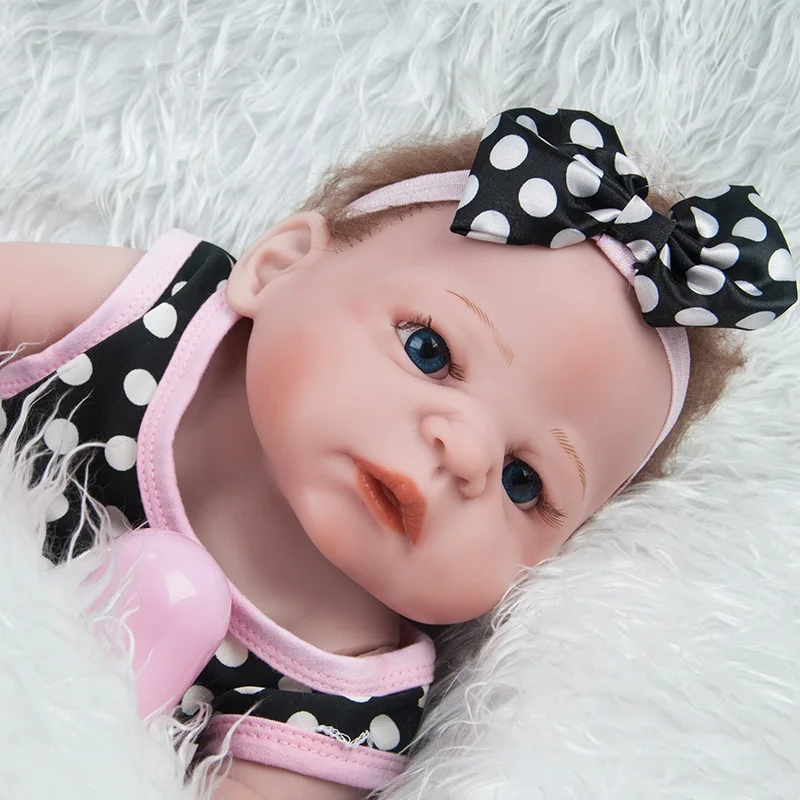 «Большие глаза», моделирование Кукла Reborn Baby 48/60 см, силиконовые перерожденные куклы моделирования мягкие детские Reborn Baby Doll эмулирова