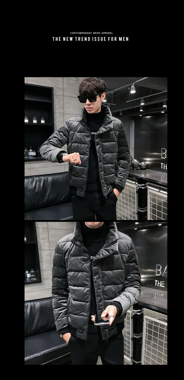 Casaca Homem Veste Homme Hiver повседневное теплое пальто для мужчин Hombre куртки новые зимние куртки мужские парки на молнии со стоячим воротником