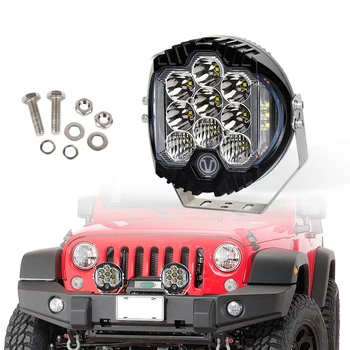 

90W 8000LM LED Work Headlight 7 Inch Circular Waterproof Fog Light Spotlight for Off-Road SUV Boat 4X4 Jeep Truck Cars