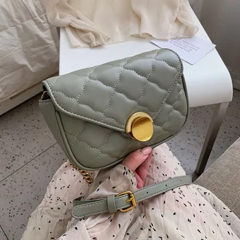 

Bags For Women Brand Original Design High Quality Square Bag Lock Single Shoulder Messenger Bag mini bag