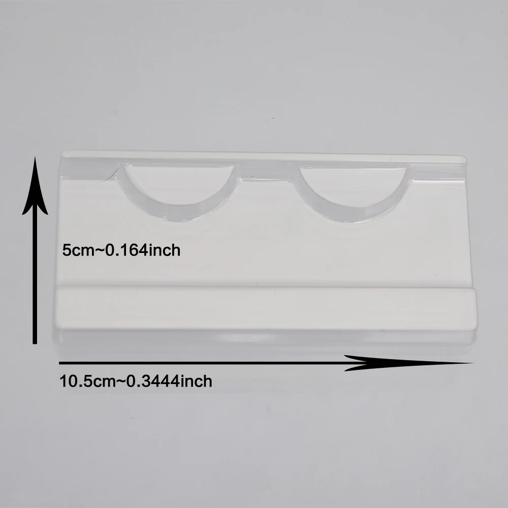 100 шт./упак. лоток для ресниц для 25 мм норковые ресницы пластиковый акриловый поднос упаковочная коробка для ресниц прямоугольный корпус пудреница
