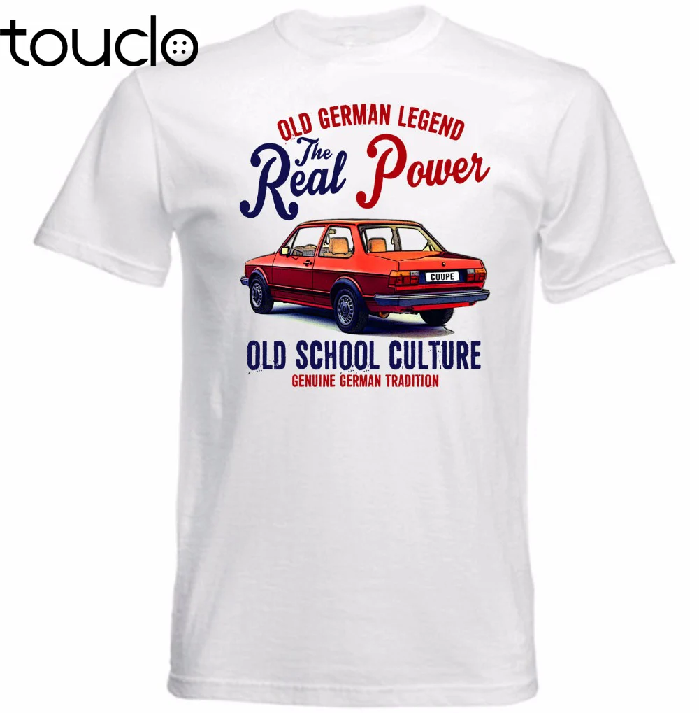 

Summer Men O-Neck Print T Shirts Harajuku Funny Rick Tee Shirts Vintage German Car Jetta Coupe Novelty T-Shirt