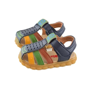 

Toddler Girl Kids Shoes Girls Sandalias Summer Infant Tendon Soft Anti-Skid Baby Baotou Toddler Shoes 0-2 Years Old