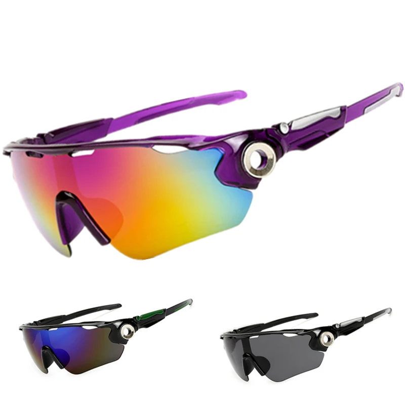 UV400 Cycling Sunglasses Men Women Windproof Sports Eyewear MTB Bike Glasses Riding Goggles Oculos Ciclismo | Спорт и развлечения