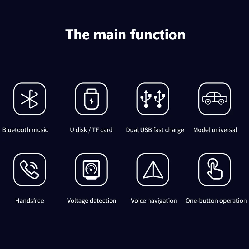 JaJaBor fm-передатчик fm-модулятор Bluetooth 5,0 автомобильный комплект громкой связи аудио MP3 плеер Поддержка TF карты U диск воспроизведения