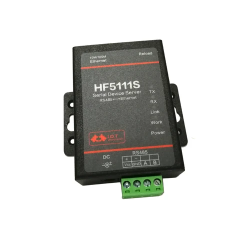 HF5111S 직렬 서버, 산업용 직렬 포트 서버, RS485-이더넷 3 소켓, Romote 관리, D2D, MQTT, Modbus 4