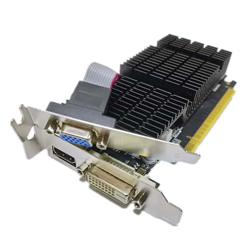 Карта изображения GT710 2 Гб 64 бит DDR3 небольшая офисная карта изображений с