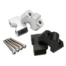 1 пара мотоциклов 22 мм крепление зажима руля расширение с креплением Винты комплект для Kawasaki Z1000 07-09 Z750 04-11