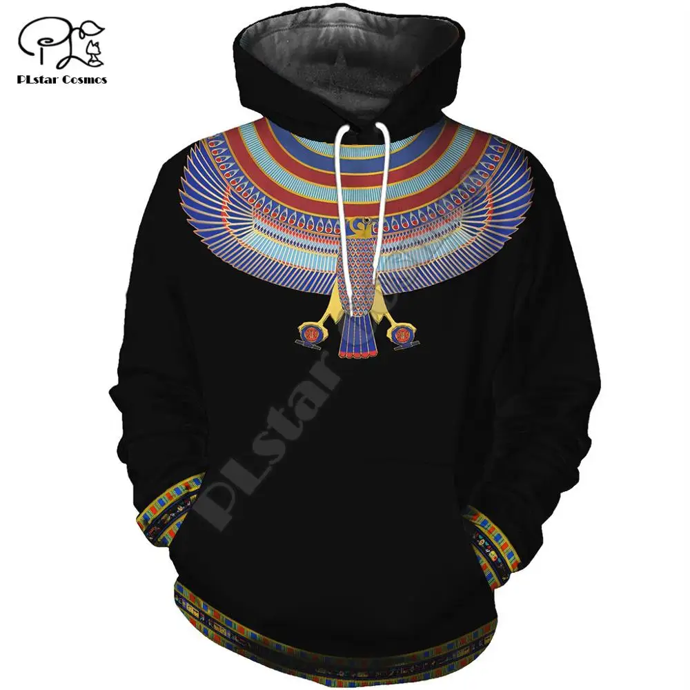 

Men retro eye of ancient egypt horus god print 3D native Hoodie women unisex vintage Sweatshirt zipper pullover tracksuit tshirt