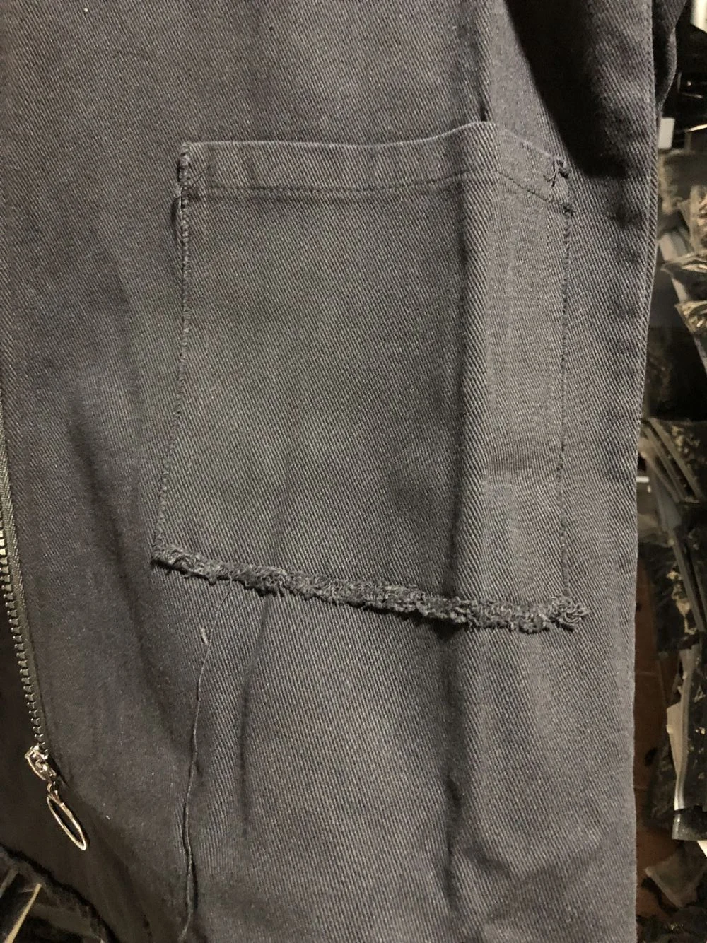 Удлиненный джинсовый Тренч с капюшоном для мужчин, черная свободная молния в стиле панк-рок и хип-хоп Джинсовая верхняя одежда осень-зима