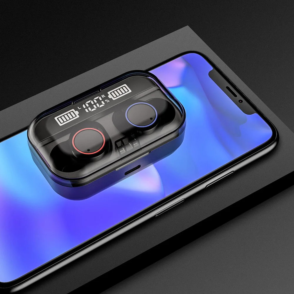 Q7 TWS Pro Bluetooth 5,0 наушники стерео беспроводные Earbus HIFI Звук спортивные наушники гарнитура для iPhone 8