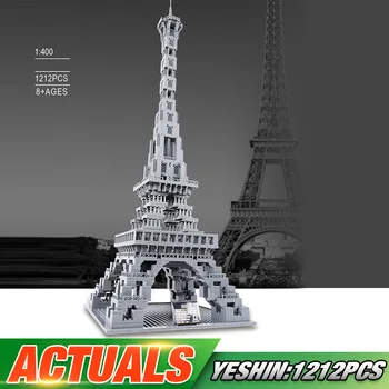 

Yeshin Architecture Building Blocks Bricks Compatible With 10181 The Eiffel Tower Model Set Lepining 17002 Kids Christmas Gifts