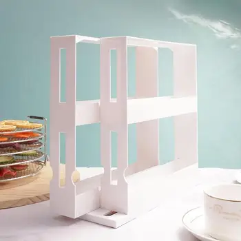 

Kitchen Spice Organizer Rack Multi-function Rotating Seasoning Storage Box Kitchen Storage Rack Supplies