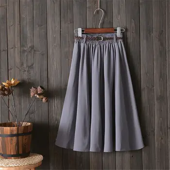 

New Women High Waist Swing Elastic Pleated tutu Dress Summer Maxi Sundress Skirt