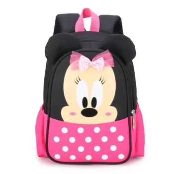 

New Kids Mickey Minnie Schoolbag Children Backpacks kindergarten Backpack Children School Bags Baby Girls Boys Backpacks