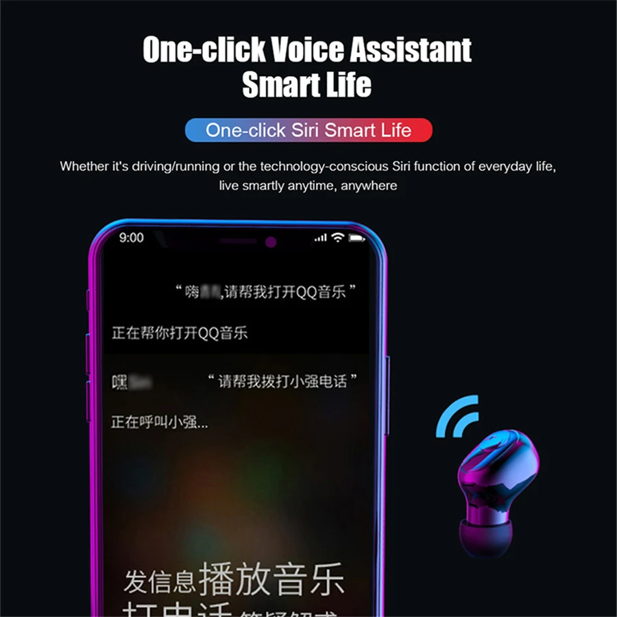 TWS 8D стерео bluetooth наушники Беспроводная гарнитура Спортивная музыка наушники бас наушники для iPhone samsung huawei наушники Xiaomi