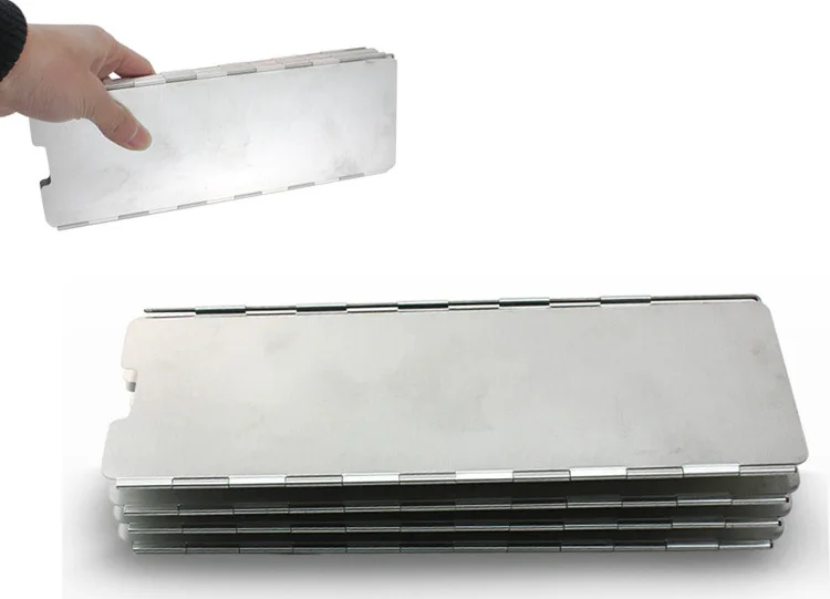 8 / 10 тарелок Складная газовая плита лобовое стекло Открытый Кемпинг печь для