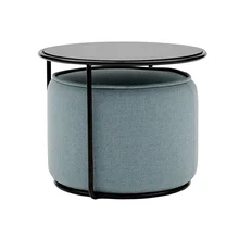 

Creative Iron coffee table stool set sofa side table round small apartment corner table simple modern living room furniture
