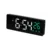 LED Digital Alarm Clock Snooze Temperature Date Display USB Desktop Strip Mirror LED Clocks for Living Room Decoration 9