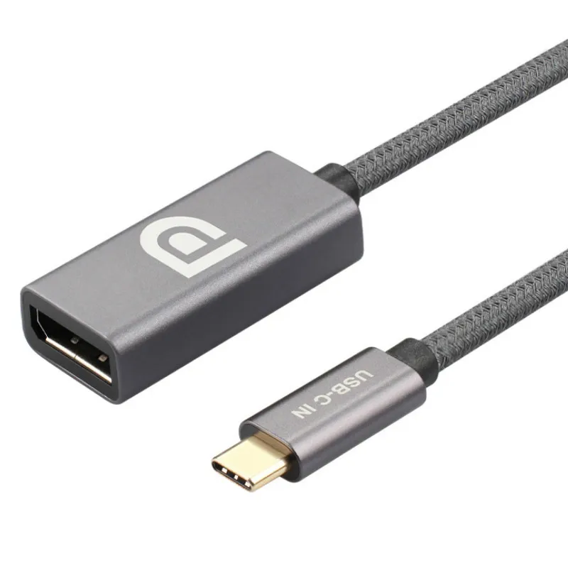 USB 3 1 Type C к DisplayPort кабель 4K @ 60HZ Thunderbolt Displayport совместим с Huawei P30 DP адаптер|Кабели VGA| |