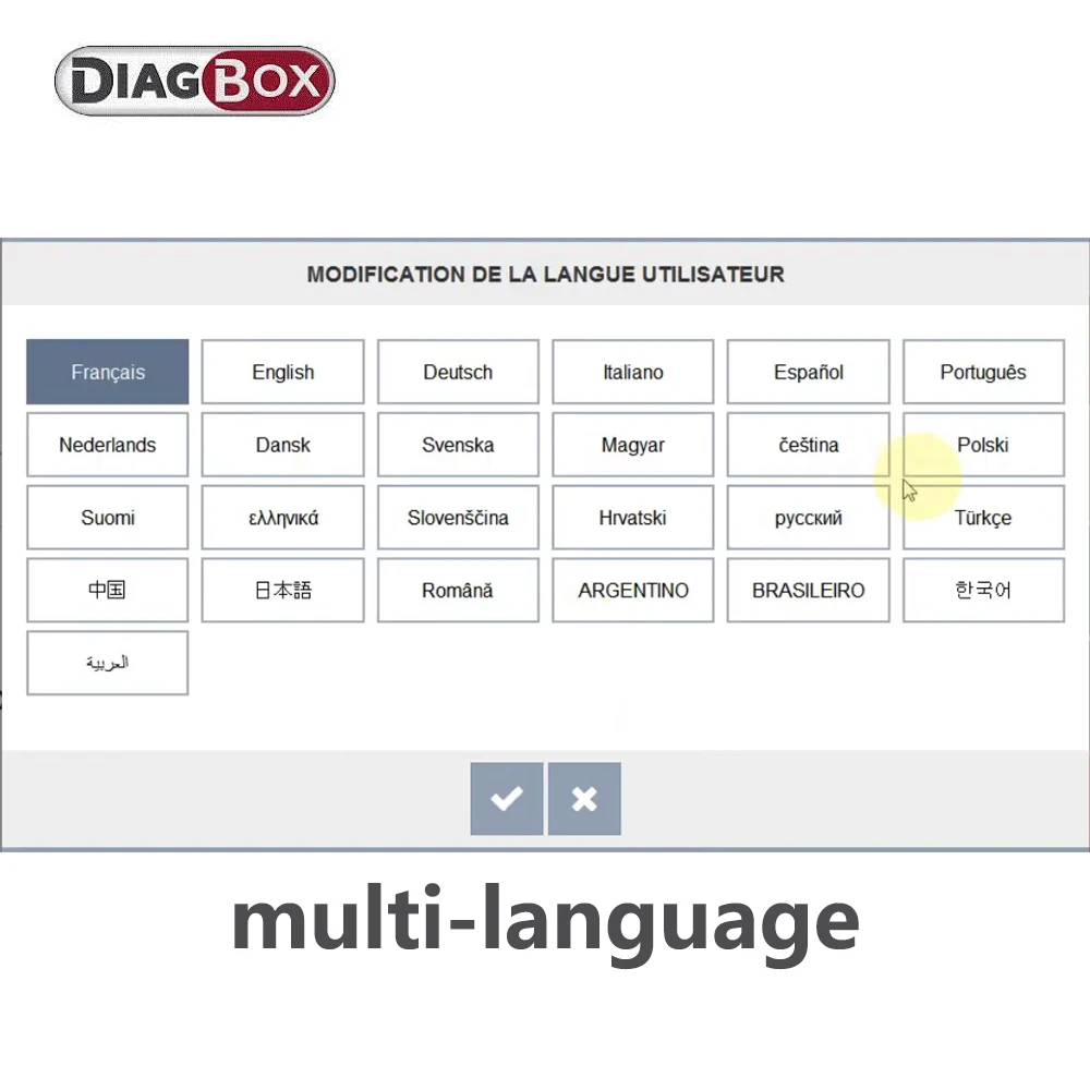 Latest Diagbox V9.91 Car repair diagnosis software Multi-language Fully working For Peugeot For Citroen Diagnostic Vm Version