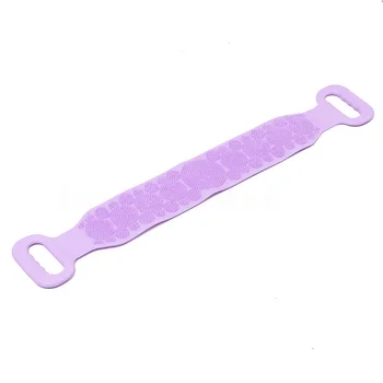 

Body Cleaning Bathroom Double Sided Massage Long Back Scrubber Soft Silicone