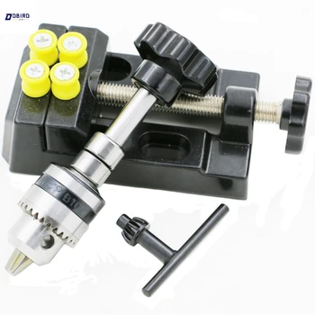 

Hand Drill Model Woodworking Drilling Tool Carpentry Wood Crafts+Black Mini Stand Bench Vise